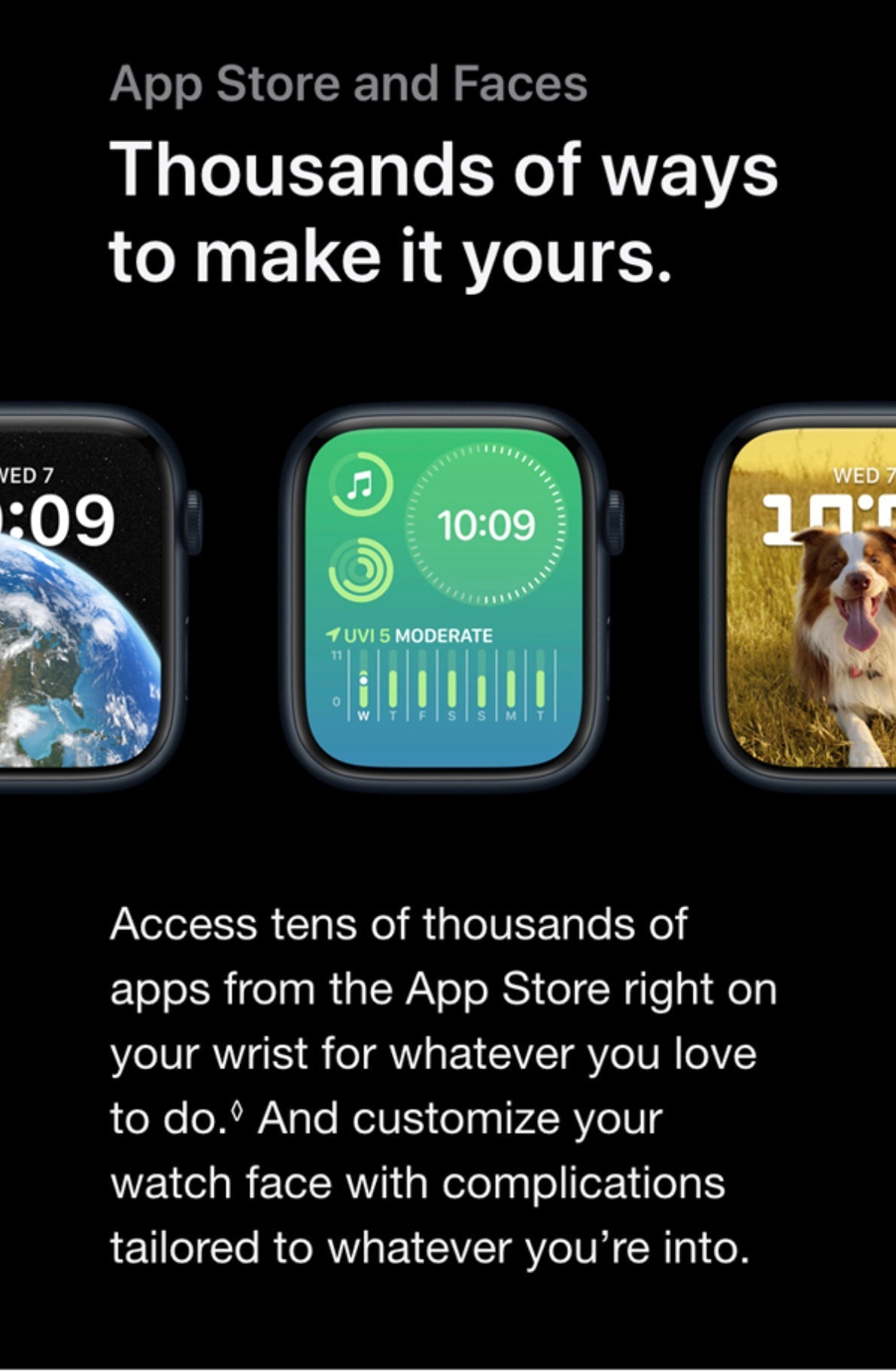 (Nouvellement scellé) Apple Watch Series 7 (GPS) 41 mm ou 45 mm New Midnight Black avec bracelet de montre sport (modèle A2474) (Nouvellement scellé) Apple Watch Series 7 (GPS) 41 mm ou 45 mm New Midnight Black avec bracelet de montre sport (modèle A2474)